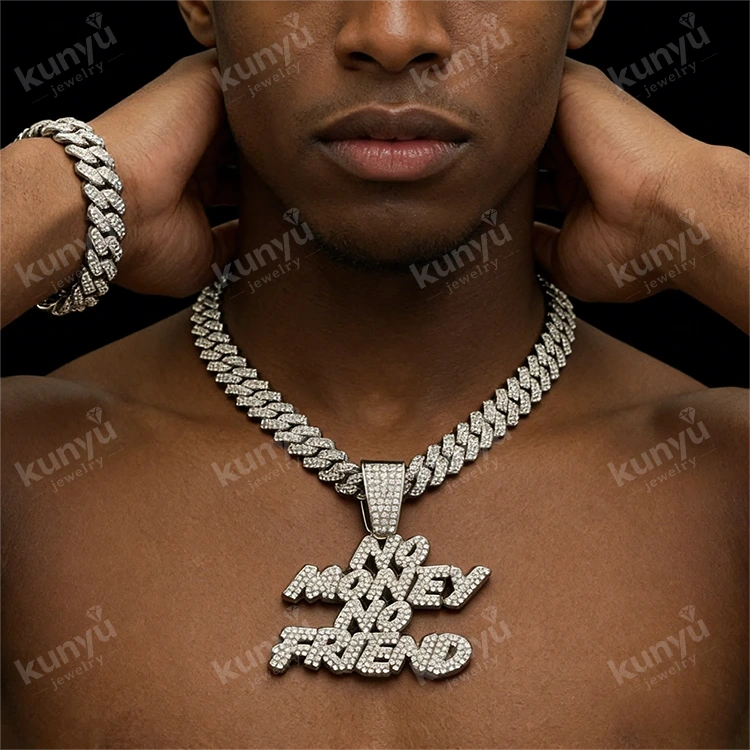 Iced Out Hip Hop Pendant